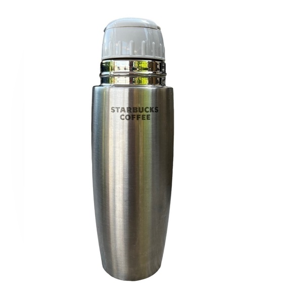 Starbucks 2006 Marilyn Siver Stainless Steel Thermos 17 oz - Picture 3 of 6